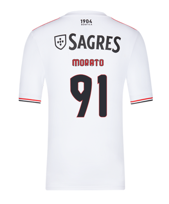 2021/22 Benfica Away Kit Soccer Jersey with Morato 91 printing